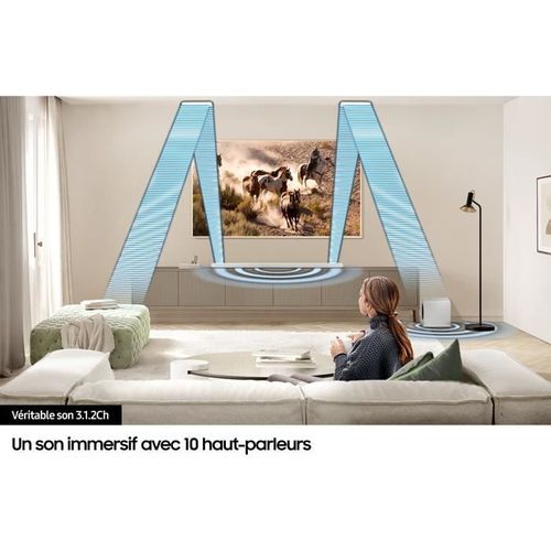 Barre De Son 3.1.2ch - Hw-s811d - Atmos Sans Fil - Ultra-fine - Wifi - Bluetooth - Contrôle Vocal