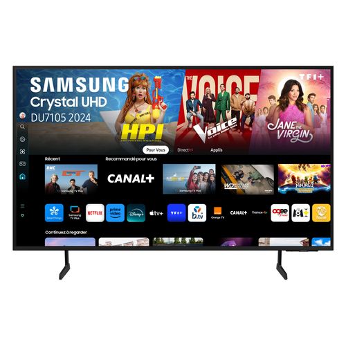 Téléviseur LED 75" (190 Cm) - TU75DU7105 - 4k UHD - Hdr - Smart TV - Gaming Hub - 3xhdmi - Wifi