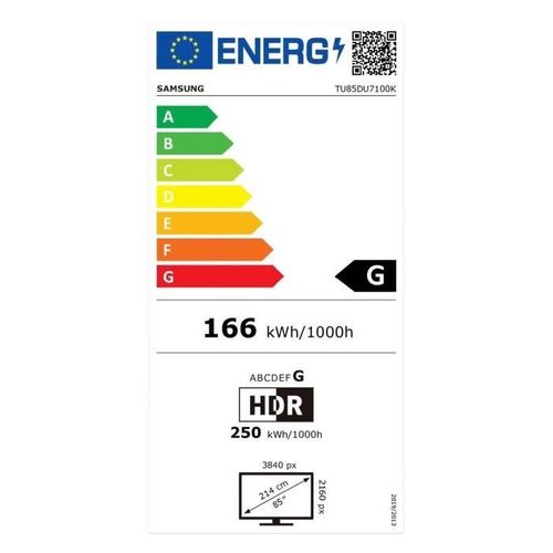 Téléviseur LED 85 (216 ) - 4k Uhd Smart TV -Tu85du7100k
