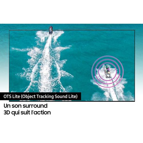 Téléviseur 4k UHD 55''140cm SAMSUNG 55DU7100 vue accessoires