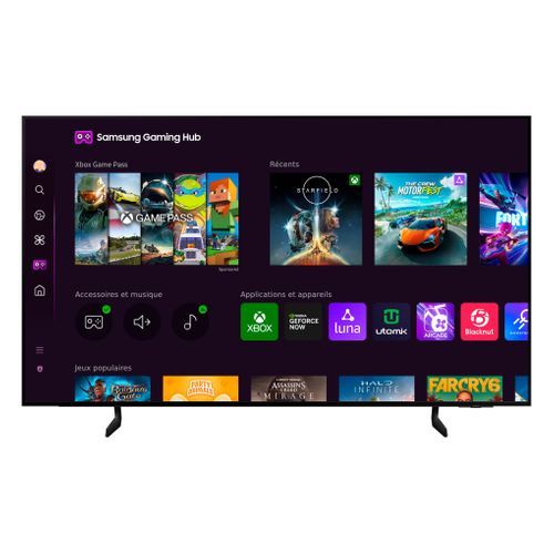 TV 4K UHD 55'' 138 cm SAMSUNG TQ55S85DAEXXC vue 3/4