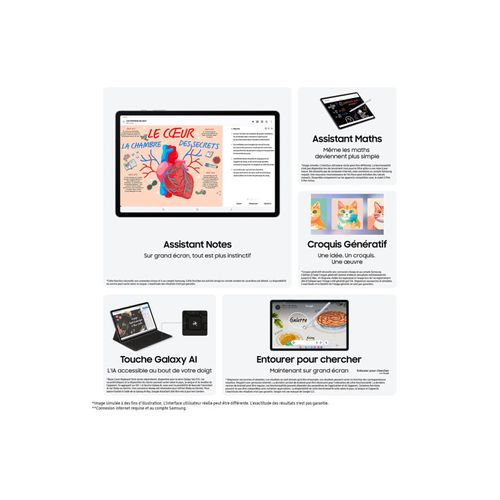 Tablette Tactile Samsung Sm-x820nzapeub