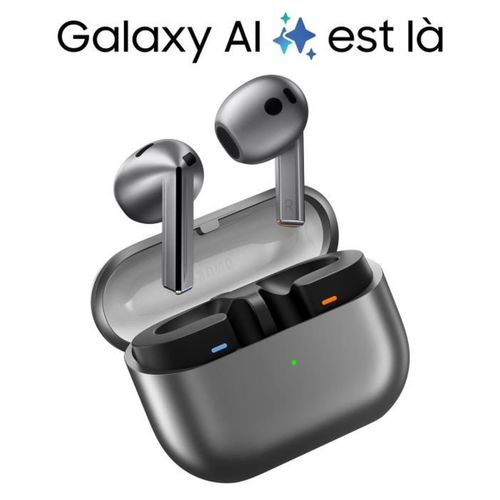 Ecouteurs Sans Fil Samsung Galaxy Buds3 Anc Bluetooth 5.4 Argent