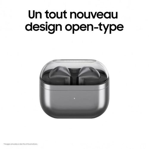 Ecouteurs Sans Fil Samsung Galaxy Buds3 Anc Bluetooth 5.4 Argent