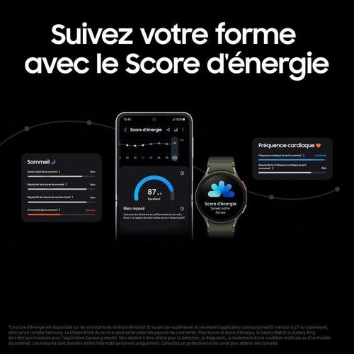 Montre Connectée Watch7 44 Mmvert Kaki Bluetooth