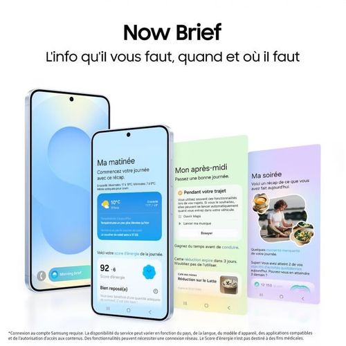 Galaxy S25 Ai Smartphone 256 Go Gris