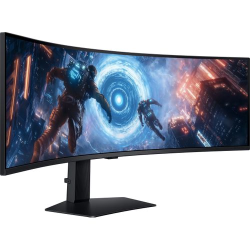 Ecran PC Gamer Incurvé - 49'' - 5k Dual Qhd - 144hz - Dalle Va - 1ms - Ajustable En Hauteur - Odyss