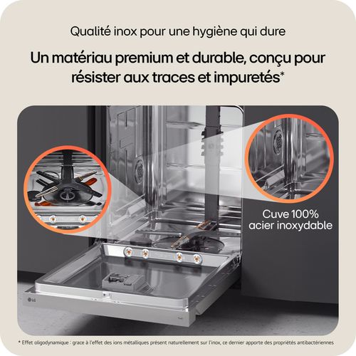 Lave vaisselle pose libre LG DF030FW 13 couverts Blanc