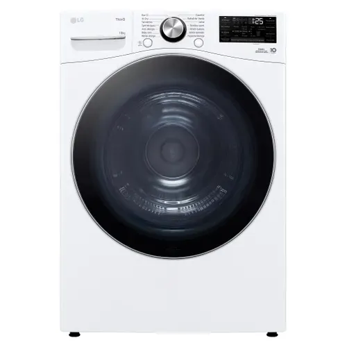 Sèche-linge hublot LG RH8P12WH 18 kg vue de face