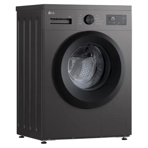 Lave-linge hublot LG F84N14SLS 8kg vue 3/4