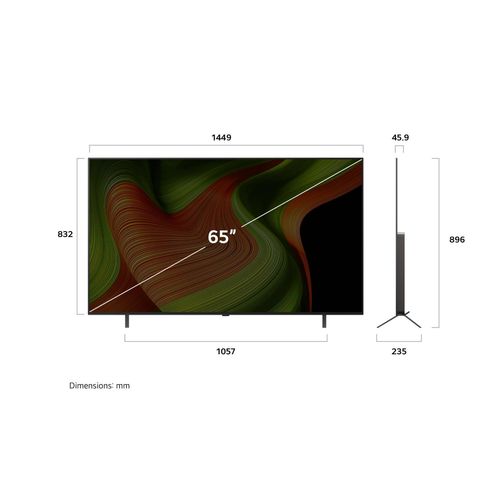 Téléviseur OLED AI 65'' 4K LG 164 cm OLED65B56LA.AEU