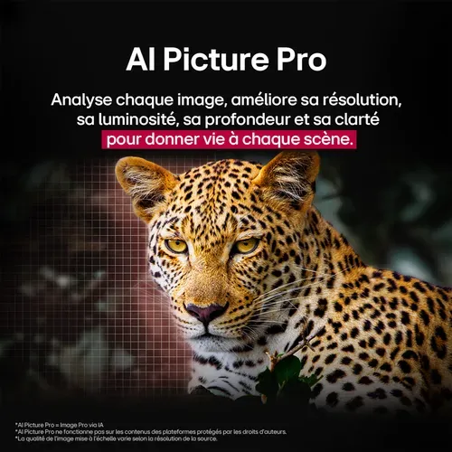 Téléviseur OLED AI 55'' 4K LG 139 cm OLED55B56LA.AEU vue détaillée