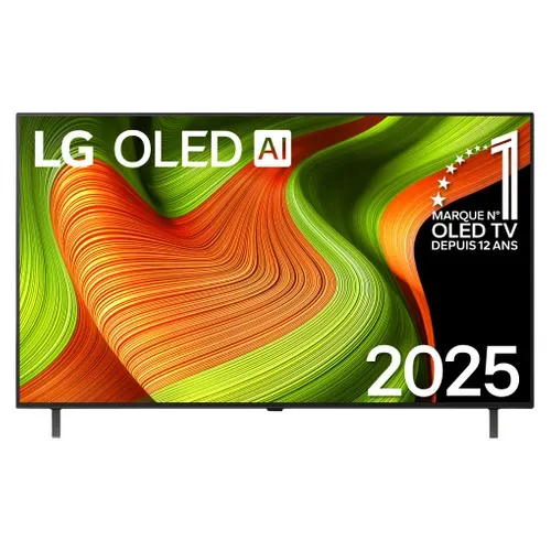 Téléviseur OLED AI 55'' 4K LG 139 cm OLED55B56LA.AEU vue de face