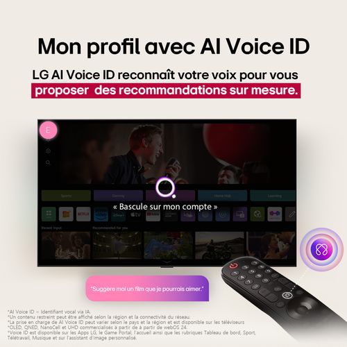 Téléviseur OLED 55'' 139 cm LG OLED55C5ELB.AEU