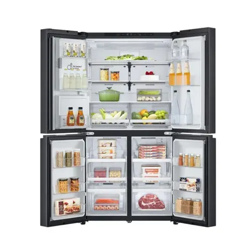 Réfrigérateur Américain 91cm 645l Total No-frost Noir Acier Gmf960ev4e