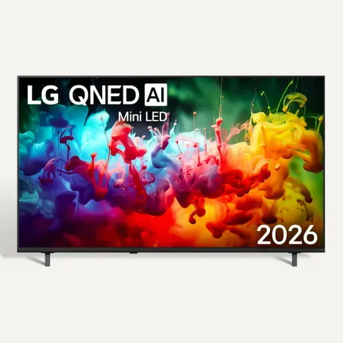 Téléviseur QNED AI 65'' 4K LG 165 cm 65QNED72B6B.AEU vue de face