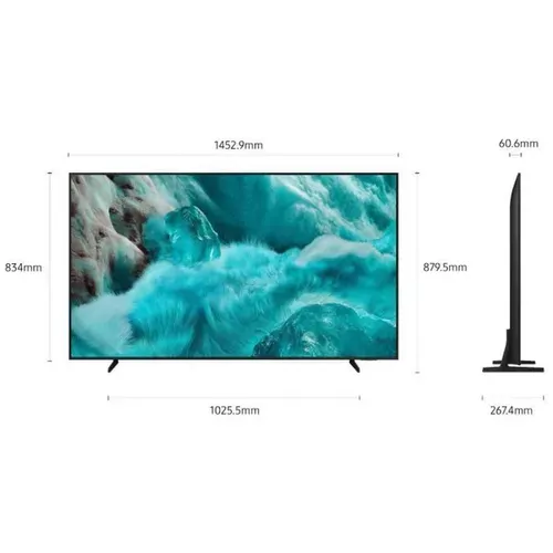 Tq65q7f - Téléviseur QLED 65" (165 Cm) - 4k Uhd - HDR 10+ - Smart TV - Gaming Hub - 3xHDMI - Wifi