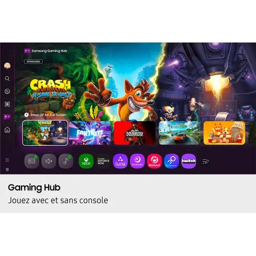 Téléviseur QLED 55" (138 cm) 4K Ultra HD Smart TV - Tq55q7f4