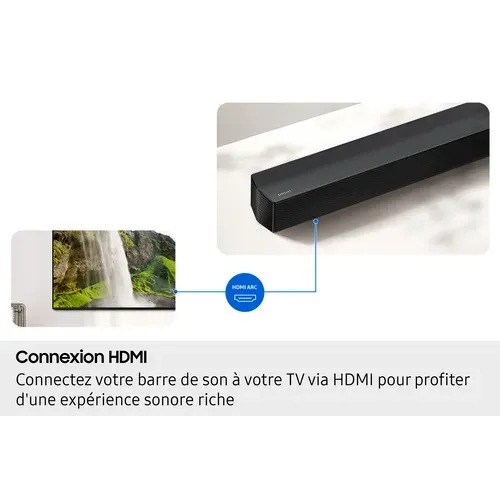 Barre de son 3.1 sans fil SAMSUNG HW-B66CF/XE vue accessoires