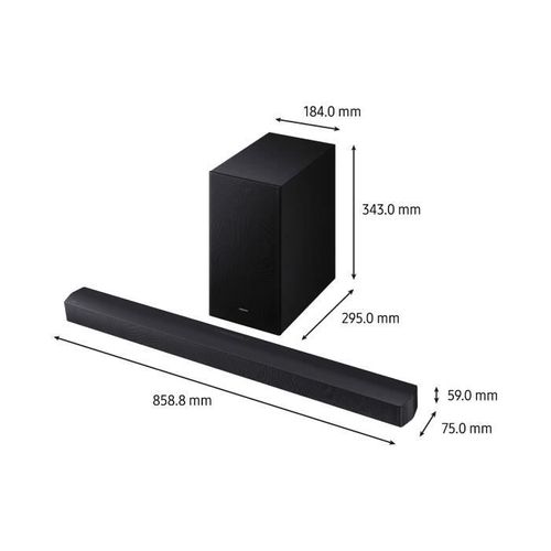 Barre de son 3.1 sans fil SAMSUNG HW-B66CF/XE