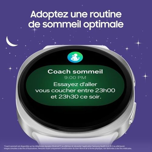 Galaxy Watch8 Montre Connectée 4g 44mm Graphite