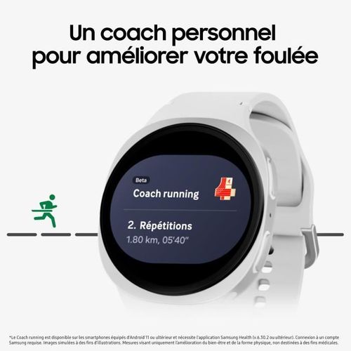 Galaxy Watch8 Montre Connectée 4g 44mm Graphite