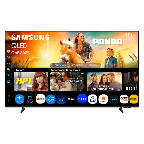 Téléviseur 4K QLED 65'' 165 cm SAMSUNG 65Q6F vue de face