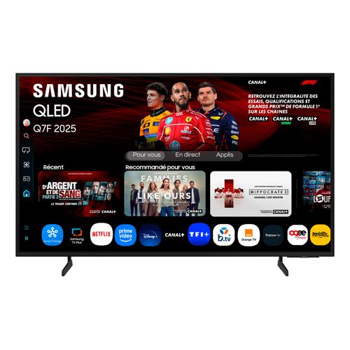 Téléviseur 4k QLED 98'' 248cm SAMSUNG 98Q7FA vue de face
