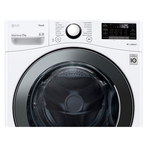 Lave-linge hublot LG F71P12WH 17kg Blanc