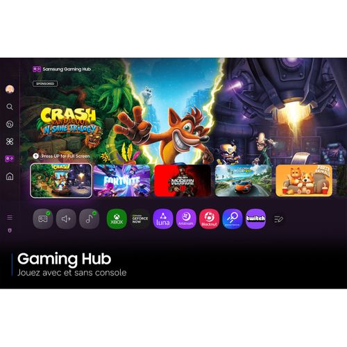 Téléviseur QLED 50'' 126 cm SAMSUNG 50M74H vue de derrière