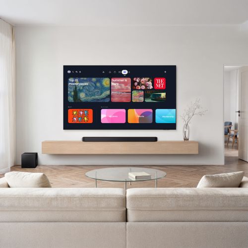 Téléviseur MiniLED 55'' 140 cm SAMSUNG 55M74H vue d'ambiance 1