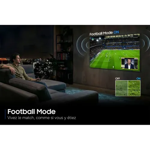 Téléviseur QLED 75'' 190cm SAMSUNG 75U7025H vue de derrière
