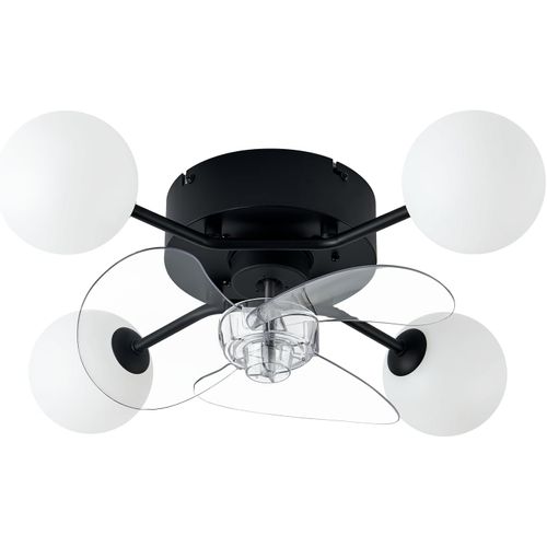 Ventilateur De Plafond G9 Silencieux Télécommande 6 Vitesses Chambre (sans Ampoule)