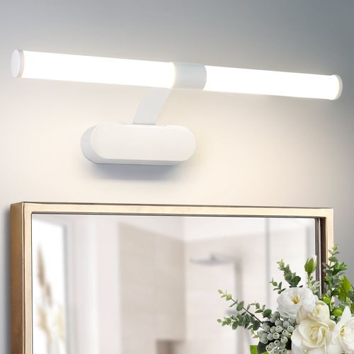Lampe De Miroir Blanc 40cm - Éclairage LED Pour Salle De Bain Et Chambre à Coucher