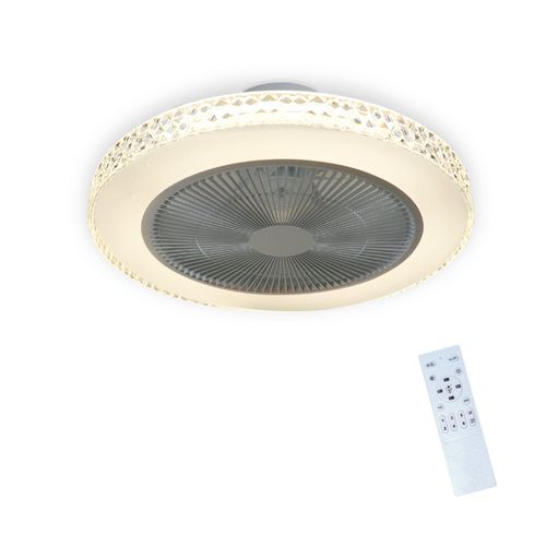 Ventilateur De Plafond Avec Éclairage LED - 48,5 Cm Silencieux Dimmable Télécommande