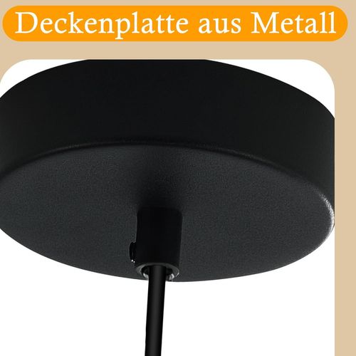 Suspension Éclairante E27 Transparent Pour Salle à Manger Ou Chambre D'hôtel