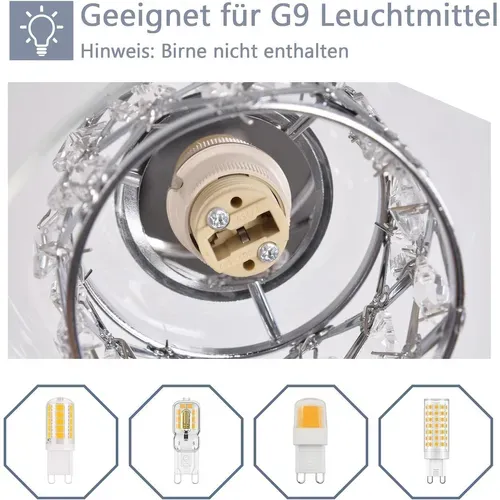 Suspension 1 luminaire Salle à Manger G9 Suspension Verre suspension chambre pour Cage D'escalier