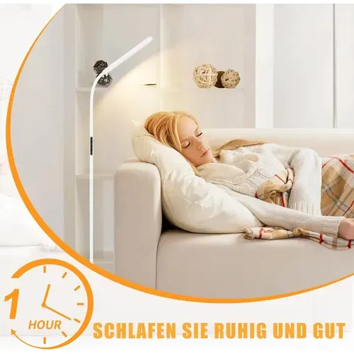 Lampadaire LED Blanc Flexible 11w 360° Pour Salon Et Canapé