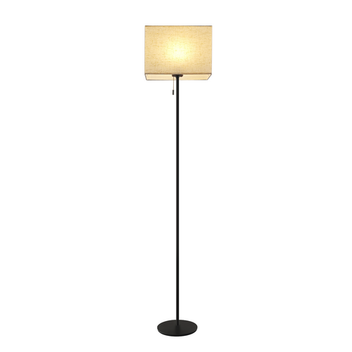 Lampadaire LED Rétro Avec Variateur Et Abat-jour En Tissu Pour Chambre à Coucher