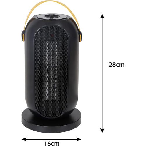 Radiateur Soufflant Céramique Électrique Avec Oscillation 70° - Chauffage Silencieux 1200w