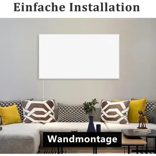Chauffage Infrarouge 450W Mural Énergétiquement Efficace Avec Télécommande Pour Chambre Et Hôtel
