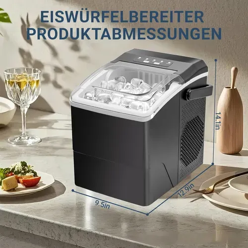 Machine à Glaçons Petit Ice Maker Silencieux Machine à Glaçons Avec Poignée