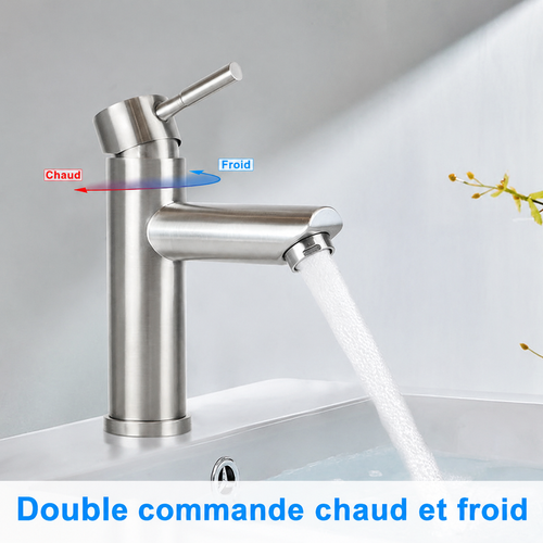 Robinet De Lavabo, Robinet De Lavabo Mitigeur Monocommande Haute Pression Pour Cuisine