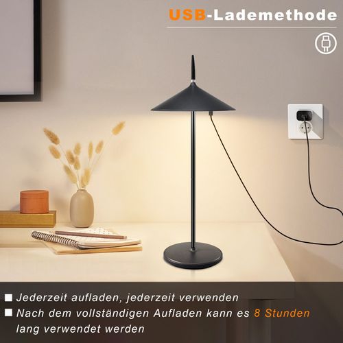 Lampe De Table LED Intensité Variable Table D'extérieur Moderne Pour Jardin