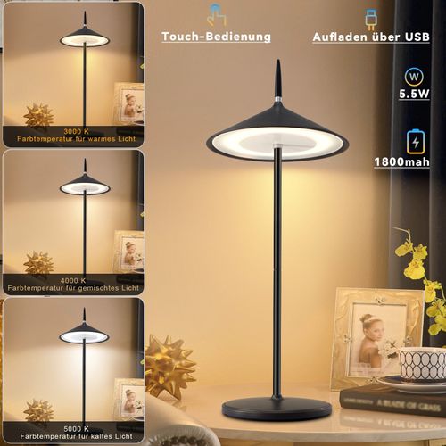 Lampe De Table LED Intensité Variable Table D'extérieur Moderne Pour Jardin