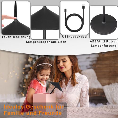 Lampe De Table LED Intensité Variable Table D'extérieur Moderne Pour Jardin