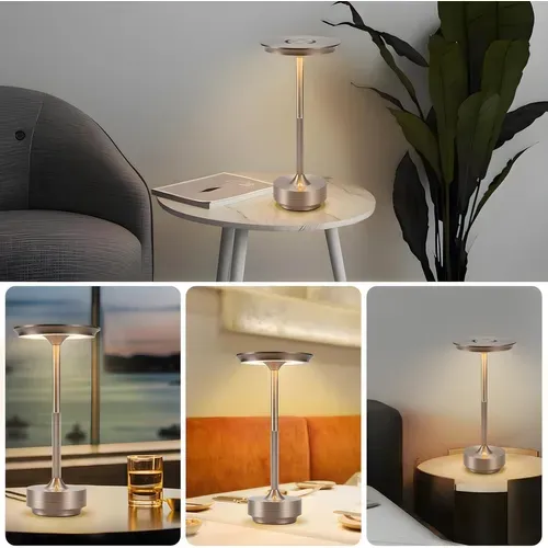 Lampe de Table Rechargeable Sans Fil Intensité Variable Pour Rebord De Fenêtre Salon