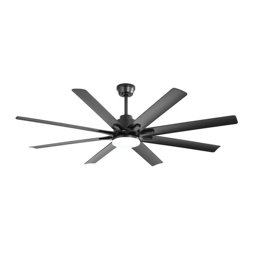 Ventilateur De Plafond Intelligent - Abs - Noir - 168x168x35.56cm