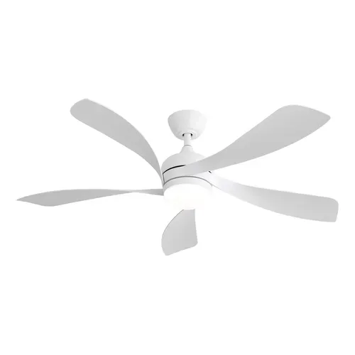Ventilateur De Plafond - Pales En Abs - Blanc - 132,08x132,08x26,8cm