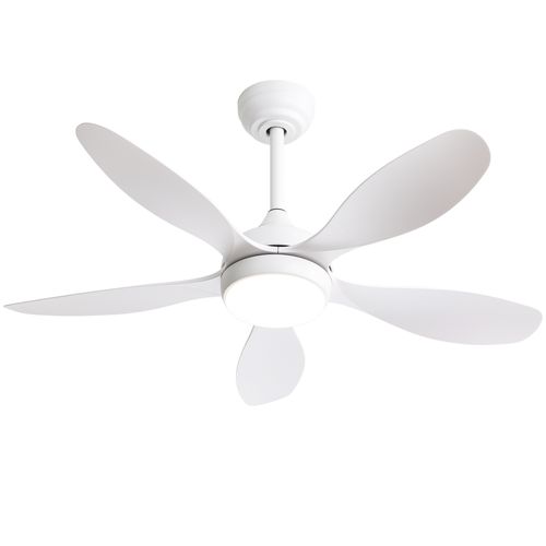 Ventilateur De Plafond LED - Abs - Blanc - 106,6 X 106,6 X 47,5 Cm